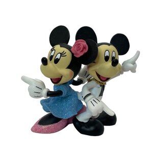 Mickey & Minnie Mouse Disco Figurine By Disney